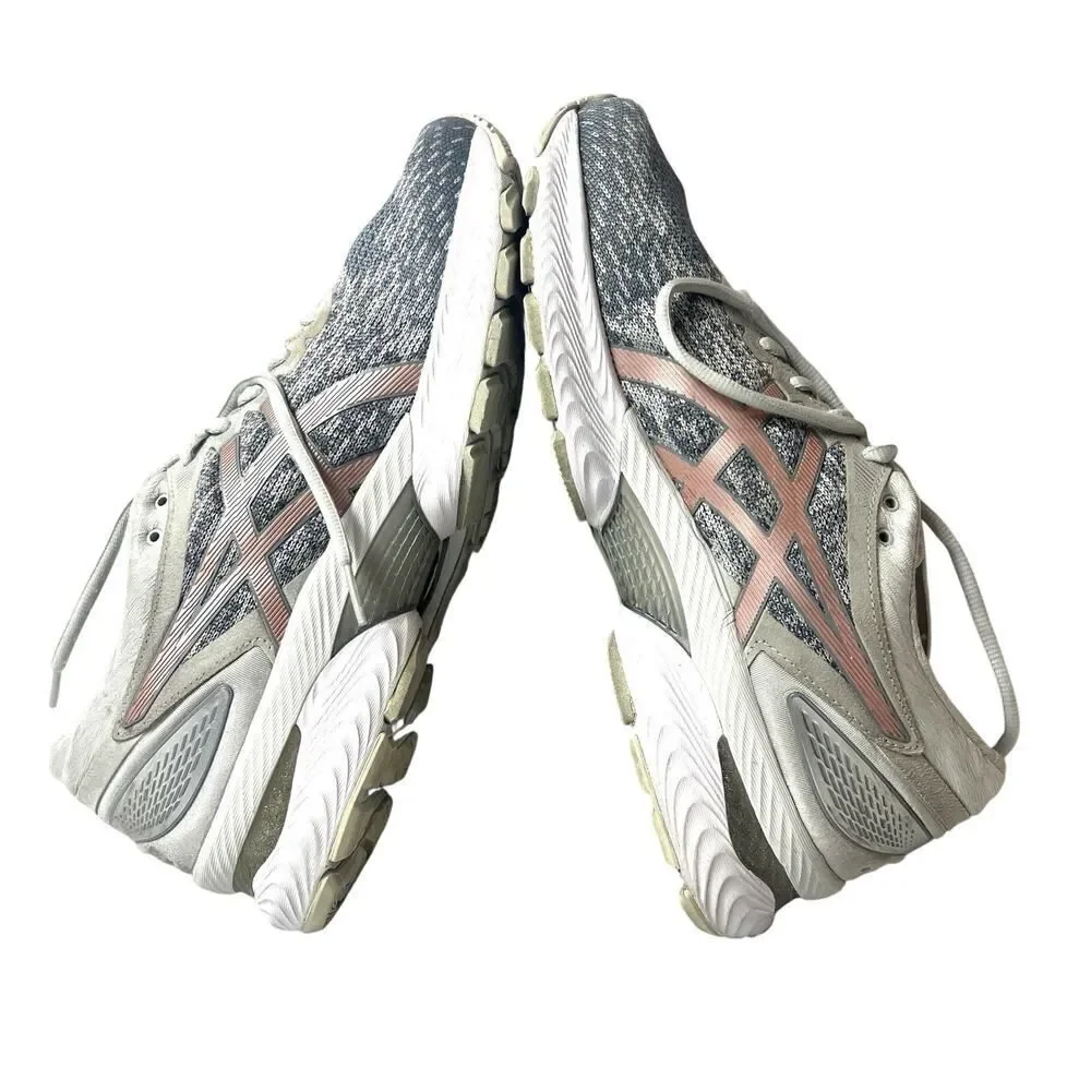 Asics Women's Gel Nimbus 22 Gray Running Shoes Sneakers Size 10 Low Top Lace Up